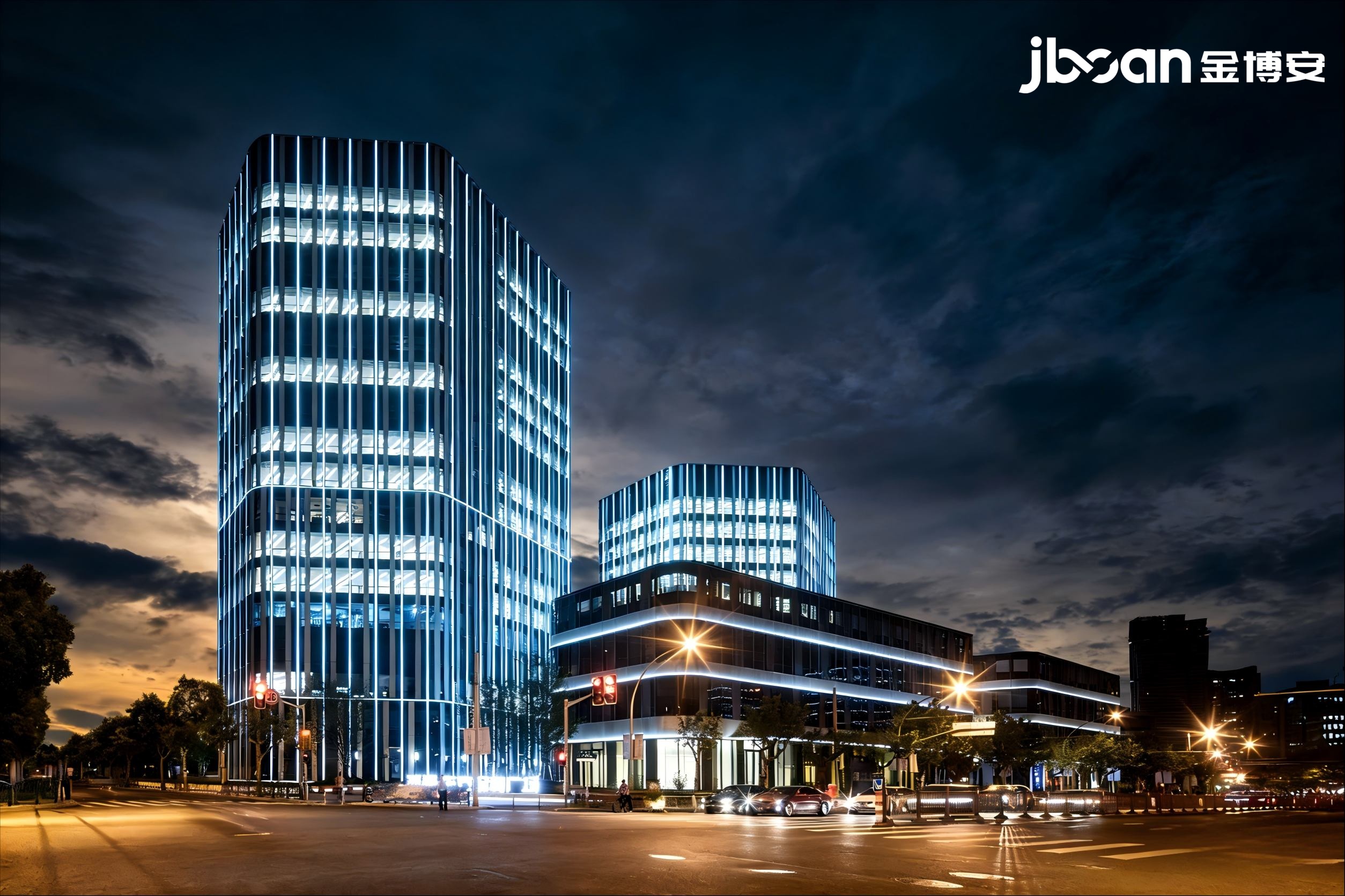 The outline lighting project of Shanghai Poly Greenland Plaza was successfully completed
